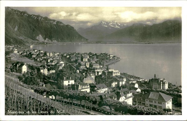 Montreux et les Dents du Midi Vorderseite