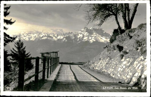 Leysin. Les Dents du Midi Vorderseite