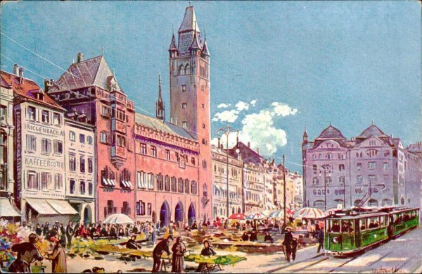 Basel, Marktplatz Vorderseite