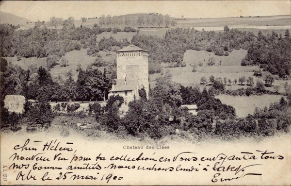 Château des Clées Vorderseite