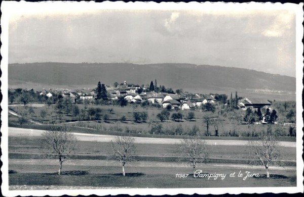 Pampigny et le Jura. Vorderseite