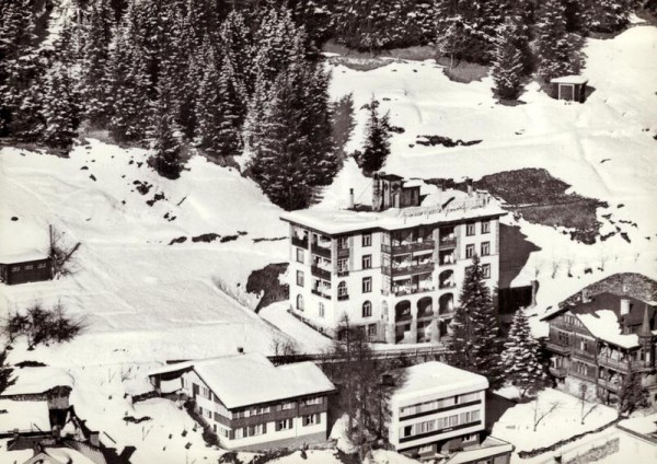 Rex-Sporthotel-Garni, Davos - Flugaufnahmen Vorderseite