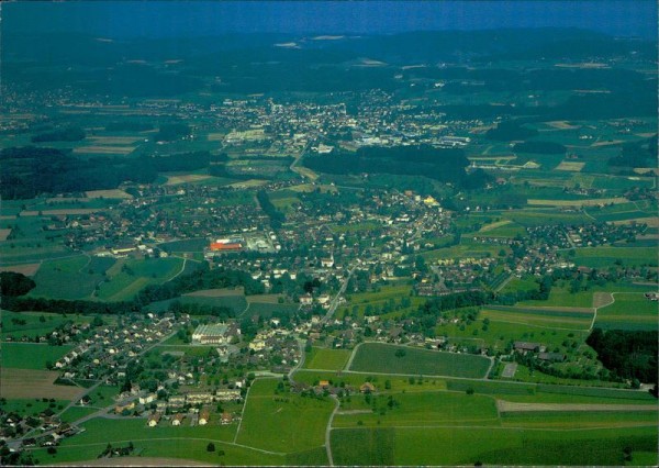 Obfelden, Flugaufnahme Vorderseite