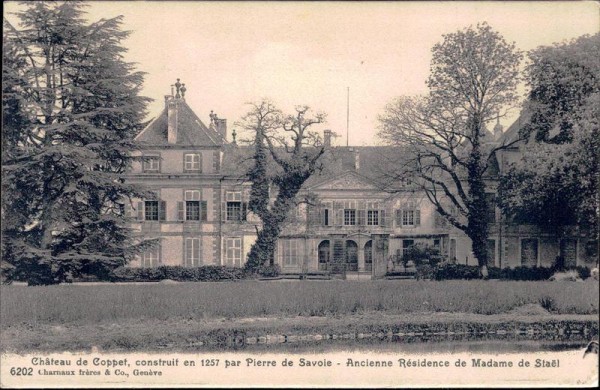 Château de Coppet/Schloss Coppet Vorderseite