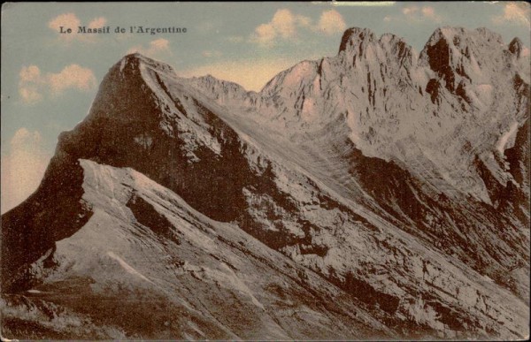 Le Massif de l'Argentine Vorderseite