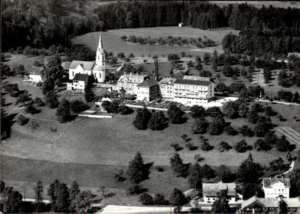 St. Pelagiberg, Kurhaus Marienburg, Flugaufnahme Vorderseite