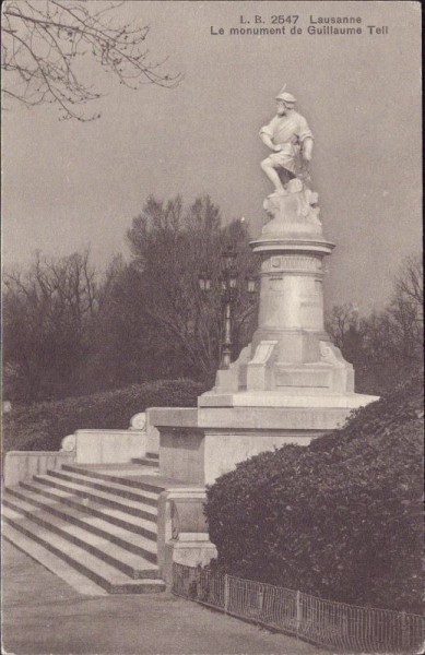 Lausanne, Le monument de Guillaume Tell