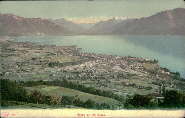 Vevey et les Alpes Vorderseite