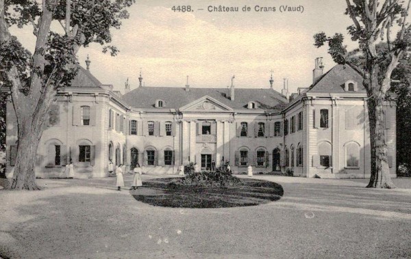 Chateau de Crans Vorderseite