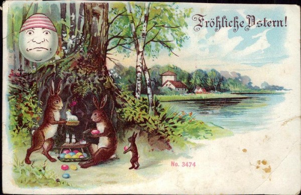 Fröhliche Ostern Vorderseite