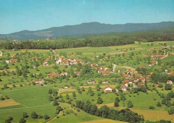 Oberwil-Lieli mit Uetliberg - Flugaufnahmen Vorderseite