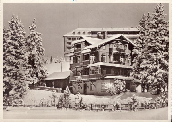 Arosa - Hotel-Pension Edelweiss. 1947