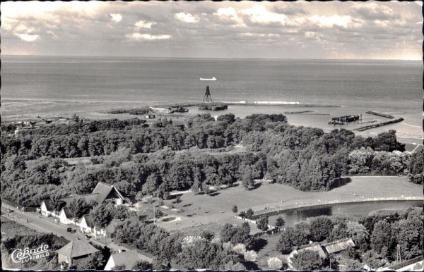 Nordseebad Cuxhaven. Flugaufnahme Vorderseite