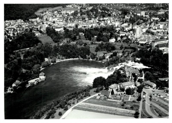 Neuhausen am Rheinfall-Flugaufnahme Vorderseite