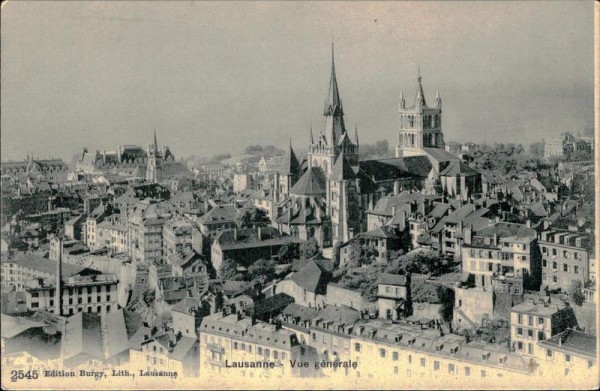 Lausanne - Vue générale Vorderseite