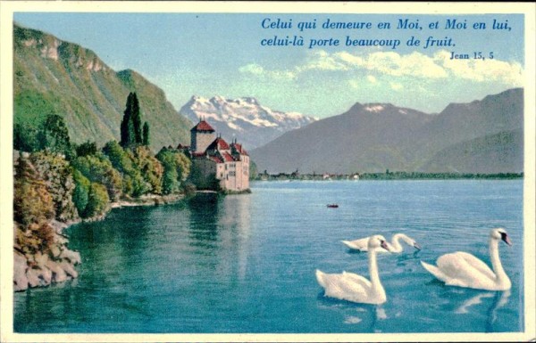 Schloss Chillon/Château de Chillon Vorderseite