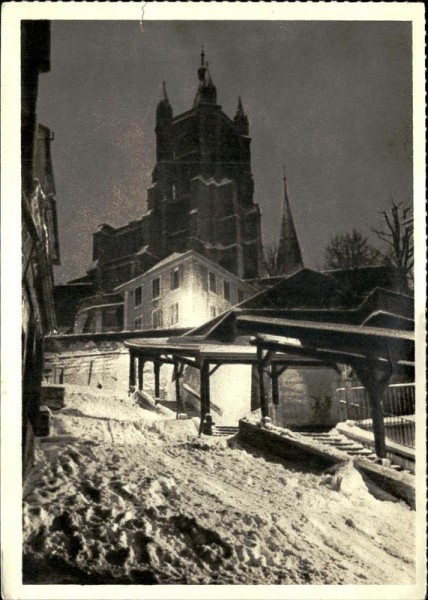 Cathédrale de Lausanne. Vorderseite