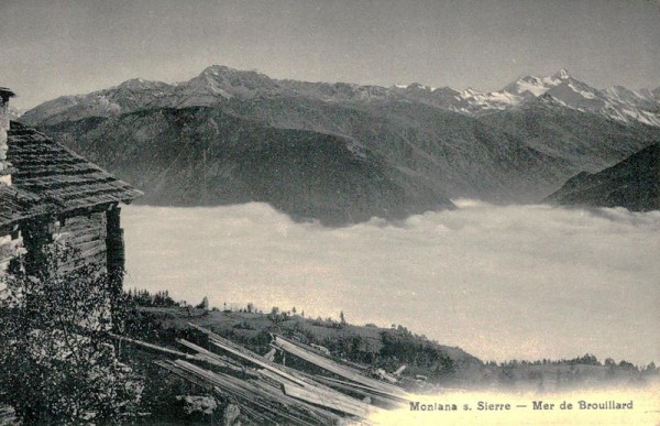 Montana s. Sierre, Mer de Brouillard Vorderseite