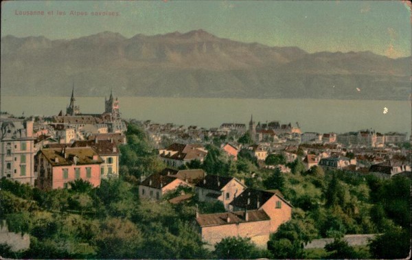 Lausanne et les Alpes savoises Vorderseite