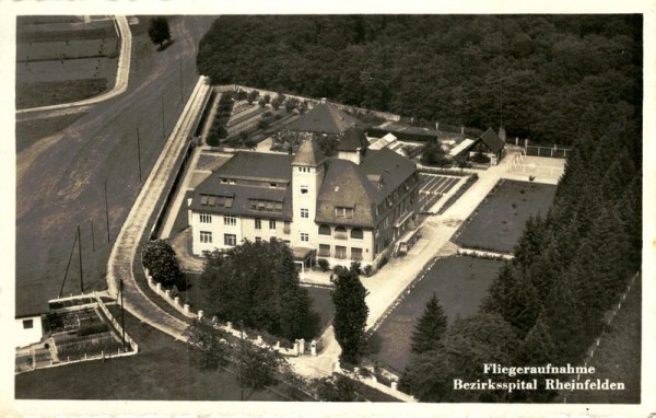 Bezirksspital Rheinfelden, Fliegeraufnahme Vorderseite