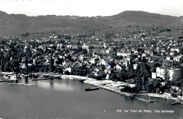 La Tour-de-Peilz. Vue aérienne Vorderseite