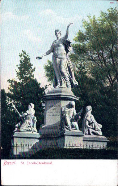 Basel, St. Jacob-Denkmal Vorderseite