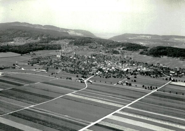 Hettlingen, Flugaufnahme Vorderseite