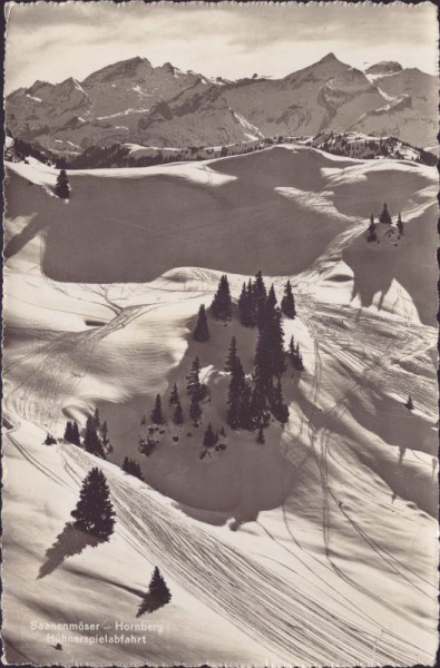 Saanenmöser -Hornberg, Hühnerspielabfahrt