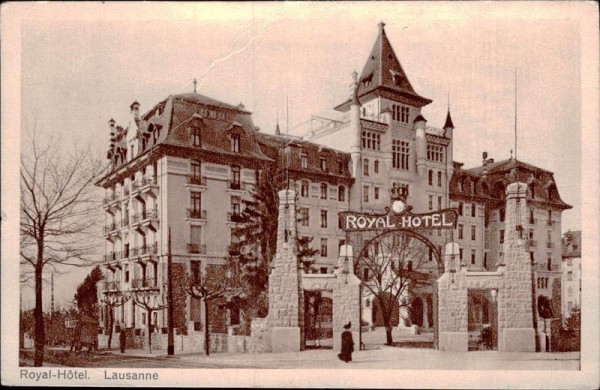 Royal-Hotel (Lausanne) Vorderseite