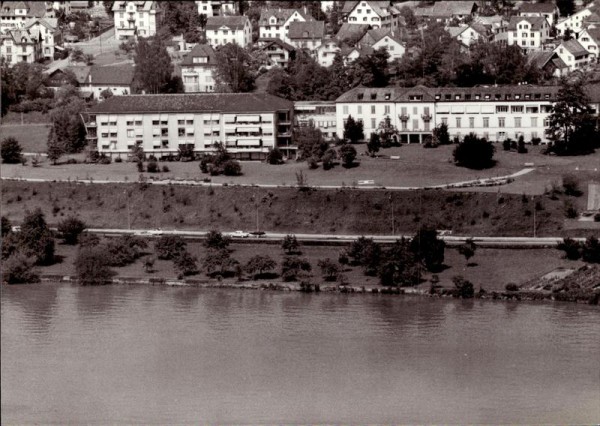 Männedorf, Kreisspital,  Flugaufnahme Vorderseite