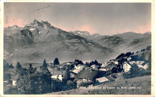 Chesieres et Dents du Midi Vorderseite