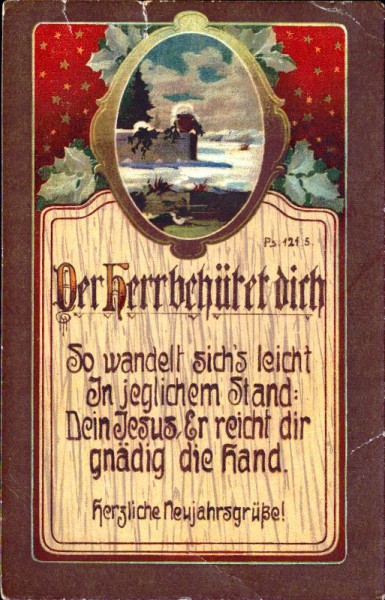 Der Herr behütet dich - Herzliche Neujahrsgrüsse!