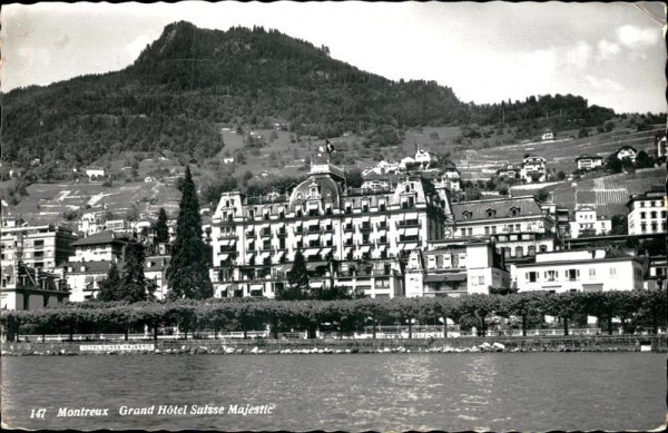 Montreux Grand Hotel Suisse Majestic Vorderseite