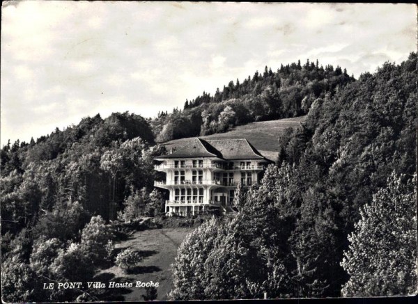 Le Pont, Villa Haute Roche Vorderseite