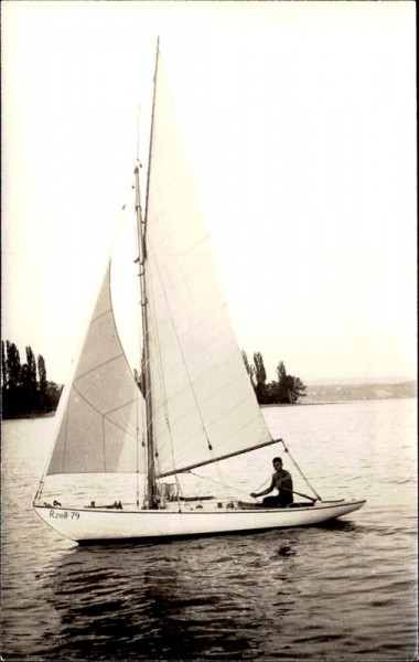 Segelschiff, ev. Bodensee Vorderseite