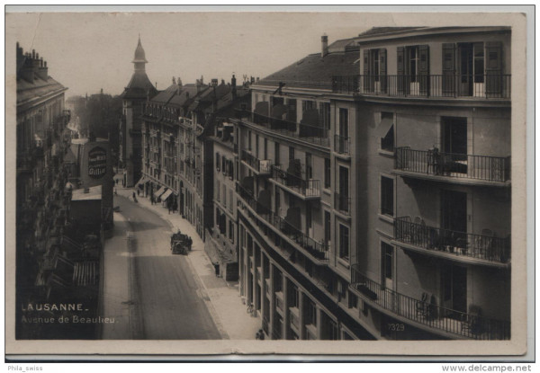 Lausanne - Avenue de Beaulieu