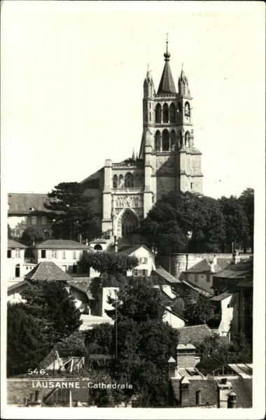 Lausanne/Cathèdrale Vorderseite