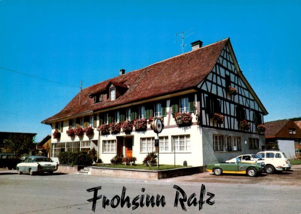 Restaurant Frohsinn, Rafz Vorderseite