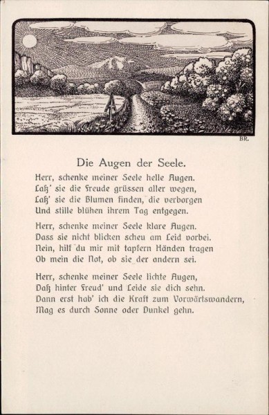 Die Augen der Seele Vorderseite