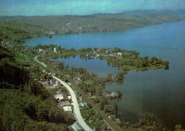 Bäch am Zürichsee - Flugaufnahmen Vorderseite