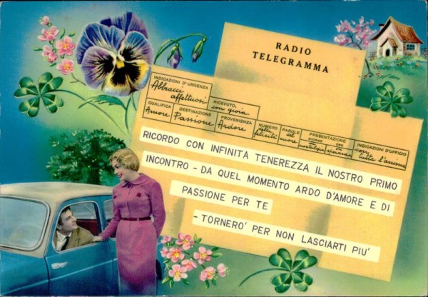 Radio Telegramma Vorderseite