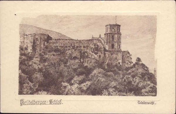 Heidelberger Schloss Vorderseite