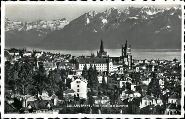 Lausanne - Alpes Vaudoises et Grammont Vorderseite