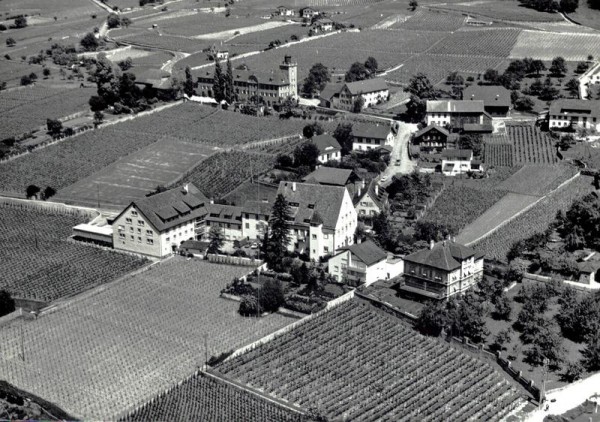 Marschallhaus, Mainfeld GR - Flugaufnahmen Vorderseite