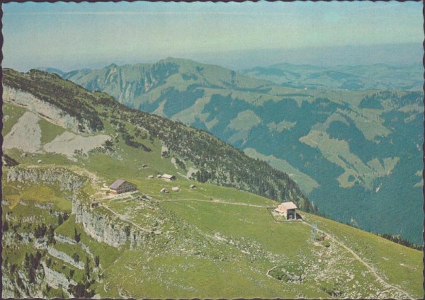 Berggasthaus Ebenalp - Flugaufnahmen Vorderseite