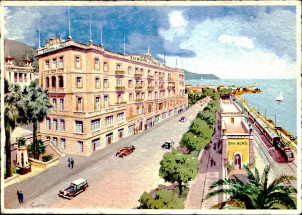 San Remo, Hotel Europa e Pace Vorderseite