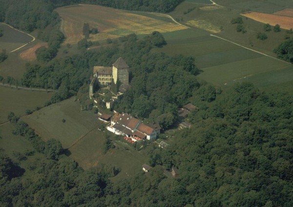 Schloss Herblingen, Schaffhausen  -  Flugaufnahmen Vorderseite