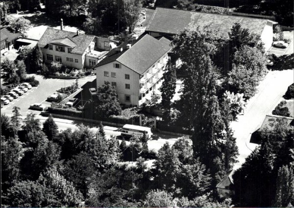 Erlenbach, Hotel-Restaurant Erlibacherhof, Flugaufnahme Vorderseite