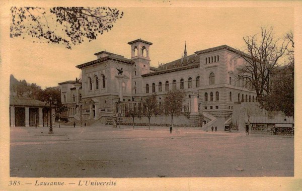 Lausanne, L'Université Vorderseite