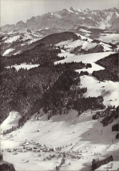 Skigebiet Oberholz, ob Wald,  Flugaufnahme Vorderseite